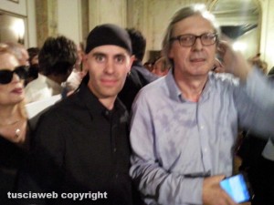 Alessio Papa e Vittorio Sgarbi a Venezia