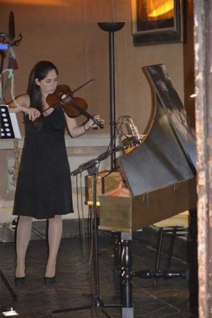 Vignanello - la vincitrice del Premio Amandine Solano per Violino
