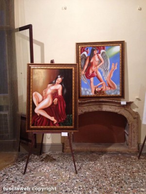 Due delle opere di Alessio Papa