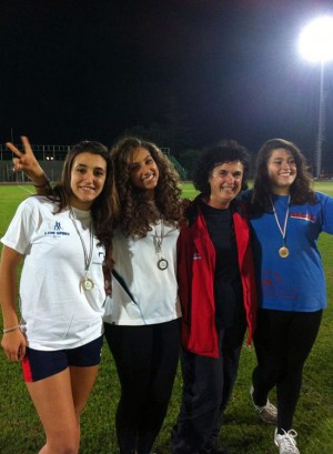 Le ragazze dell'Atletica ’90 Tarquinia