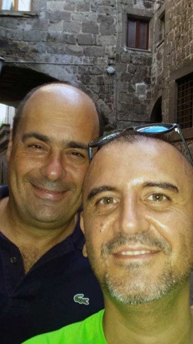 Nicola Zingaretti a san Pellegrino con Carlo Cozzi