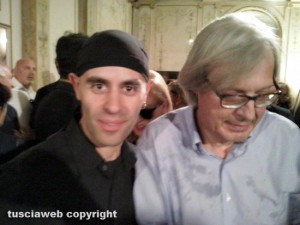 Alessio Papa e Vittorio Sgarbi a Venezia