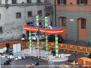 Enel - I lavori a piazza del Comune