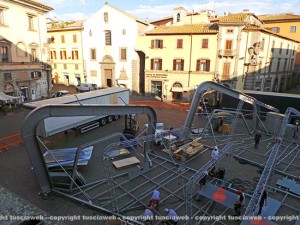 Enel - I lavori a piazza del Comune