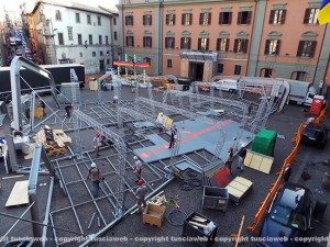 Enel - I lavori a piazza del Comune