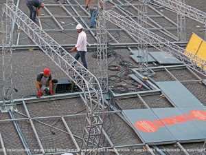 Enel - I lavori a piazza del Comune