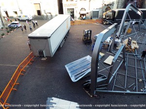 Enel - I lavori a piazza del Comune