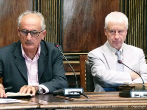 L'assessore Ricci e l'architetto Capoccioni