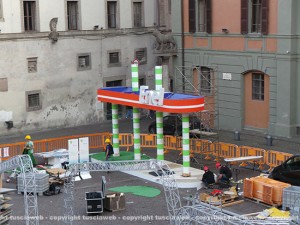 Enel - I lavori a piazza del Comune