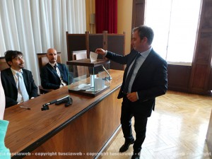 Camera di Commercio - Domenico Merlani vota