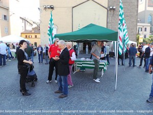 La mobilitazione Cisl a piazza dei Caduti