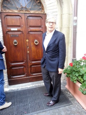 Vittorio Sgarbi in visita a Ronciglione