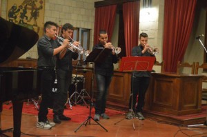 Gli allievi dell'Accademia Tarquinia musica