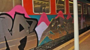 Viterbo - Writers alla stazione