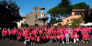 Il sindaco Michelini al Walk in Tuscia per l'associazione Beatrice