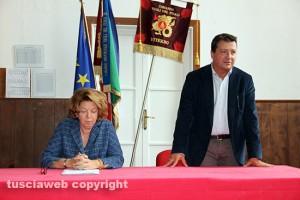 Il prefetto Antonello Scolamiero e il comandante provinciale dei vigili del fuoco Ennio Aquilino