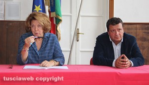 Il prefetto Antonello Scolamiero e il comandante provinciale dei vigili del fuoco Ennio Aquilino