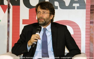 Dario Franceschini - L'incontro di Panorama in sala Regia