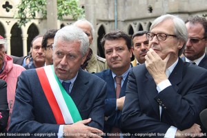 Leonardo Michelini con Vittorio Sgarbi