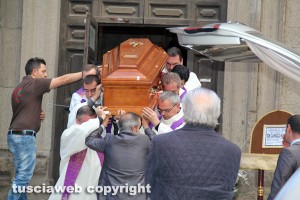 Viterbo - Il funerale di don Giampaolo Manca