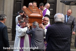Viterbo - Il funerale di don Giampaolo Manca