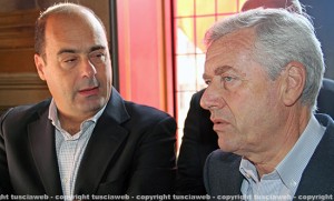Nicola Zingaretti e Leonardo Michelini