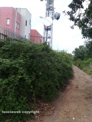 Viterbo - Il degrado nei dintorni del quartiere Villanova
