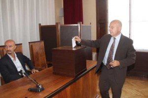 Mauro Barlozzini vota