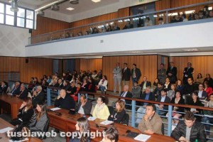 La cerimonia di intitolazione della scuola della camera penale a Roberto Delfino e Maria Rita Sermoneta