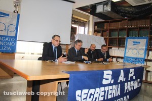 La presentazione delle spy pen del Sindacato autonomo polizia