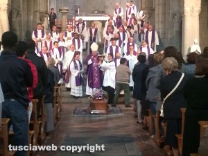 Viterbo - Il funerale di don Giampaolo Manca