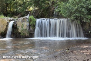 Tuscania - Cascata nel fosso Catenaccio