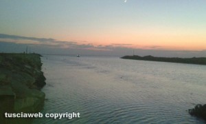 Montalto Marina - Tramonto sulla foce del Fiora