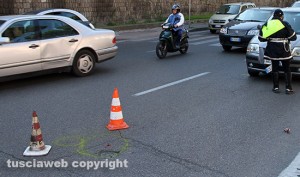 Viterbo - Donna investita a piazzale Gramsci