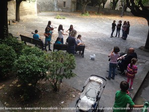 Palazzo Donna Olimpia - Il cortile