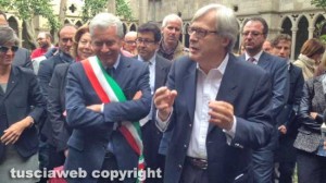 Viterbo - Vittorio Sgarbi riapre il museo civico
