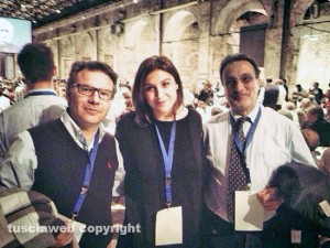 Francesco Serra, Martina Minchella e Sandro Mancinelli alla Leopolda 2014