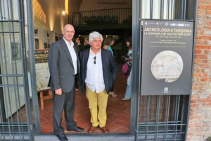 Tarquinia - Il sindaco Mazzola e il presidente della commissione cultura Centini 
