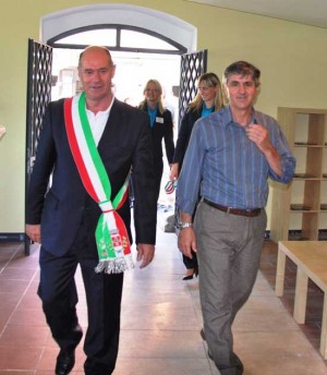Tarquinia - Il sindaco Mazzola e l'assessore Celli