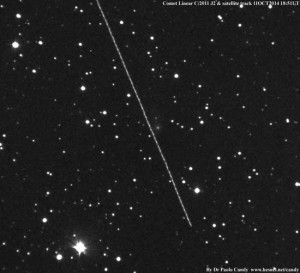 Il passaggio della cometa dcumentato da Paolo Candy