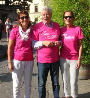 Il sindaco Michelini al Walk in Tuscia per l'associazione Beatrice