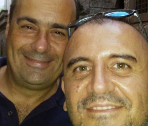 Nicola Zingaretti a san Pellegrino con Carlo Cozzi