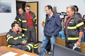 Montalto - Sergio Caci alla riunione organizzativa al Centro operativo comunale