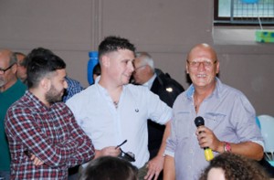 La festa di benvenuto al liceo "M. Buratti" - Romeo Lippi, Federico Meli e Nuccio Chiossi