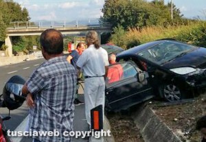 Orte - Scontro a quattro sulla Superstrada