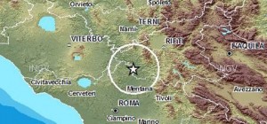 Il terremoto con epicentro a Torrita Tiberina