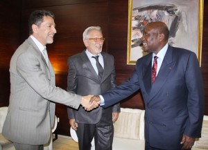 Giovanni Tirabassi e Daniel Kablan Duncan