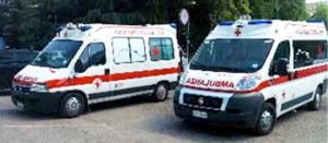 Due mezzi della Croce rossa