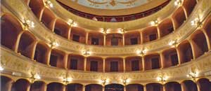 Acquapendente - L'interno del teatro Boni
