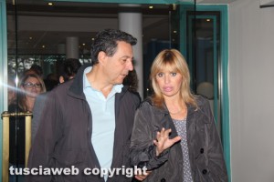 Alessandra Mussolini con Giulio Marini